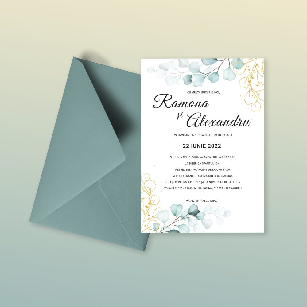 Invitatie nunta Ramona si Alexandru