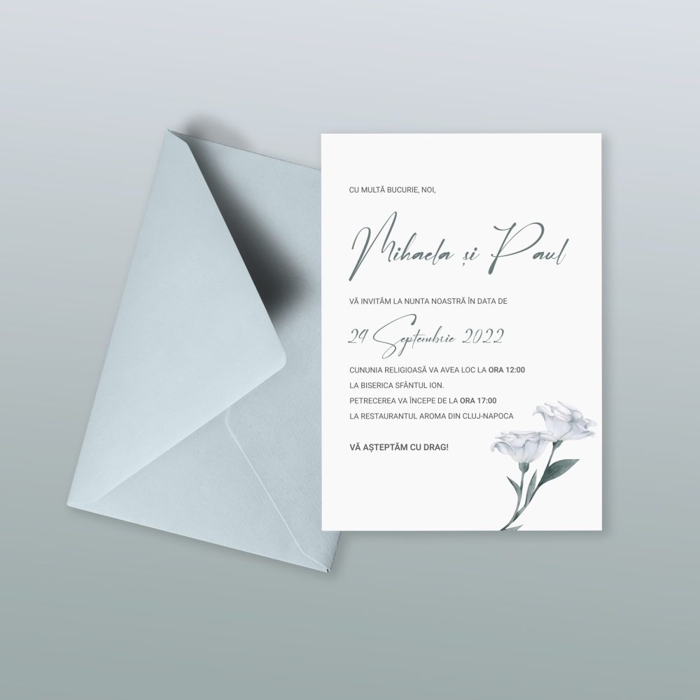 Invitatie nunta Mihaela si Paul
